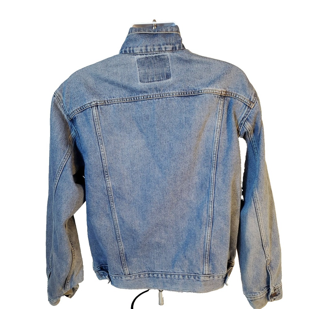 Levi's Standard Trucker Blue Jean Jacket Size Large 100% Cotton - Picture 2 of 8